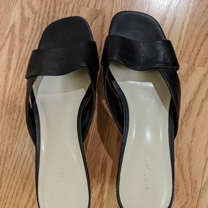 3 for $30 Black & Tan Slide Sandals